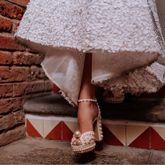 Jimmy Choo bridal heels